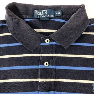 Polo Ralph Lauren Polo Men's XXL Navy Blue Striped Shirt